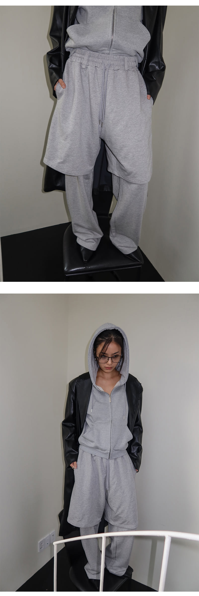 Project Wave - Korean Women Fashion - #womensfashion - Flying Layered Sweatpants