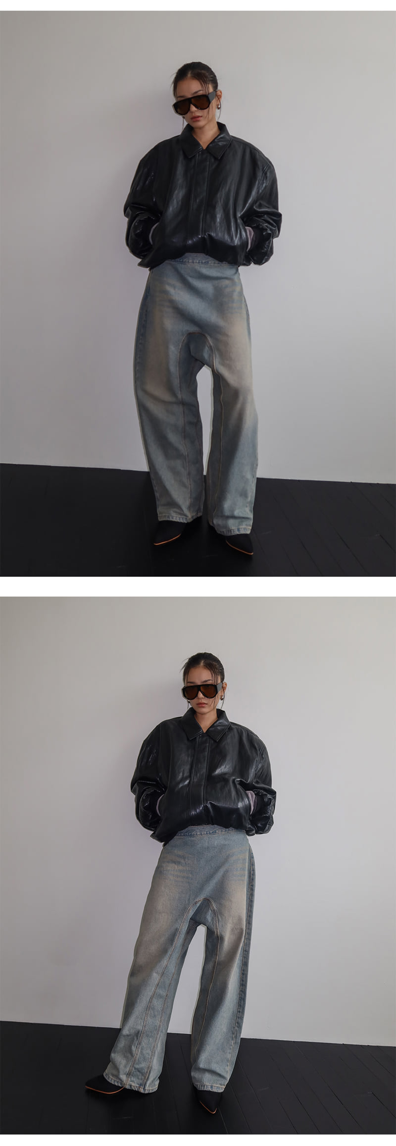 Project Wave - Korean Women Fashion - #momslook - Smoke Aging Jumper - 4