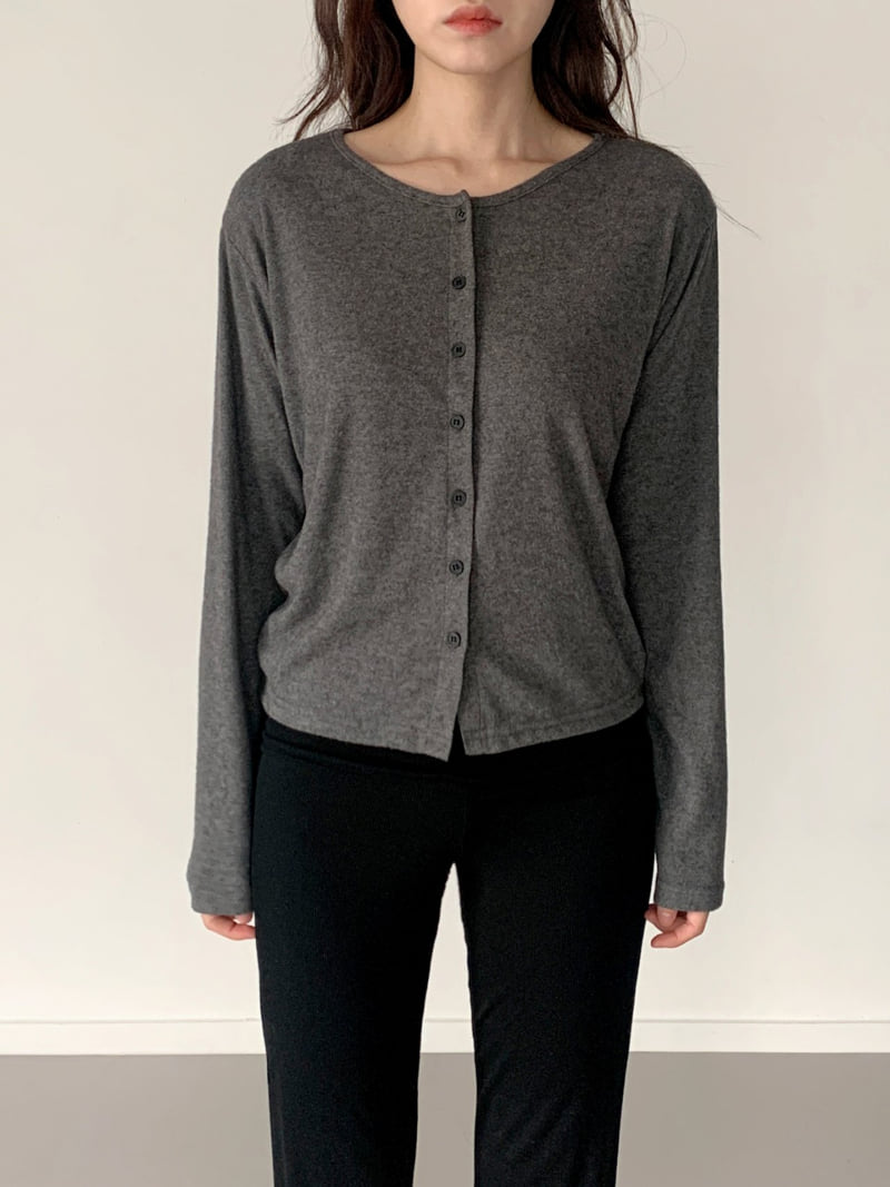 Queensmade - Korean Women Fashion - #momslook - Ale Fleece Cardigan - 5