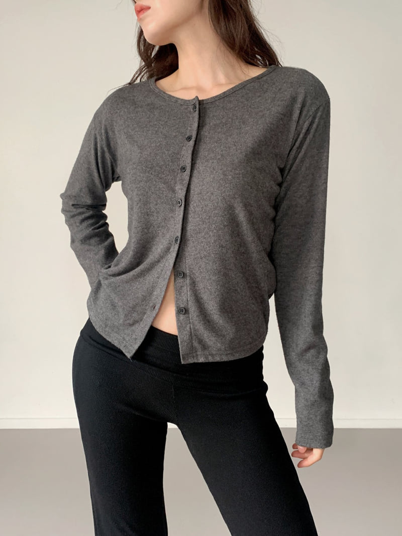 Queensmade - Korean Women Fashion - #momslook - Ale Fleece Cardigan - 7