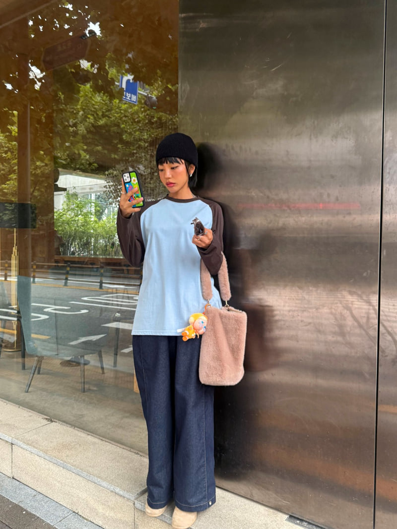 Queensmade - Korean Women Fashion - #thelittlethings - Raglan Boxy Tee - 2