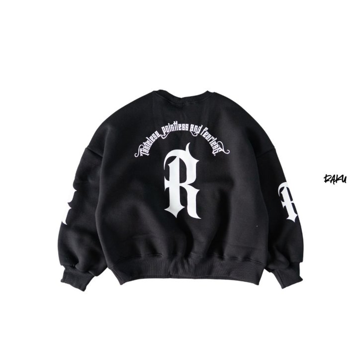 Raku - Korean Children Fashion - #Kfashion4kids - Letter Sweatshirt - 5