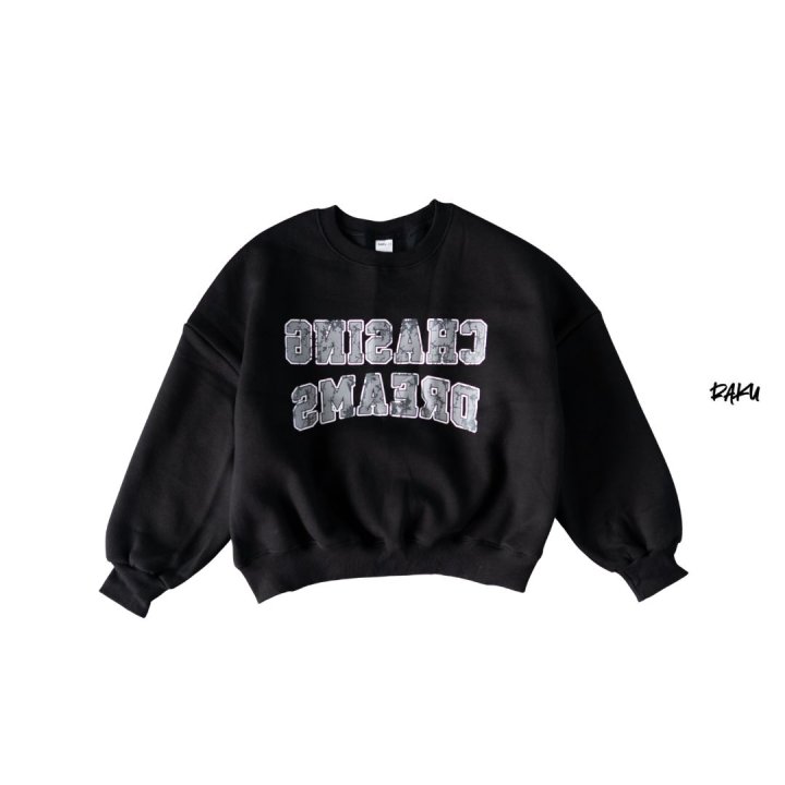 Raku - Korean Children Fashion - #fashionkids - Crack Sweatshirt - 2