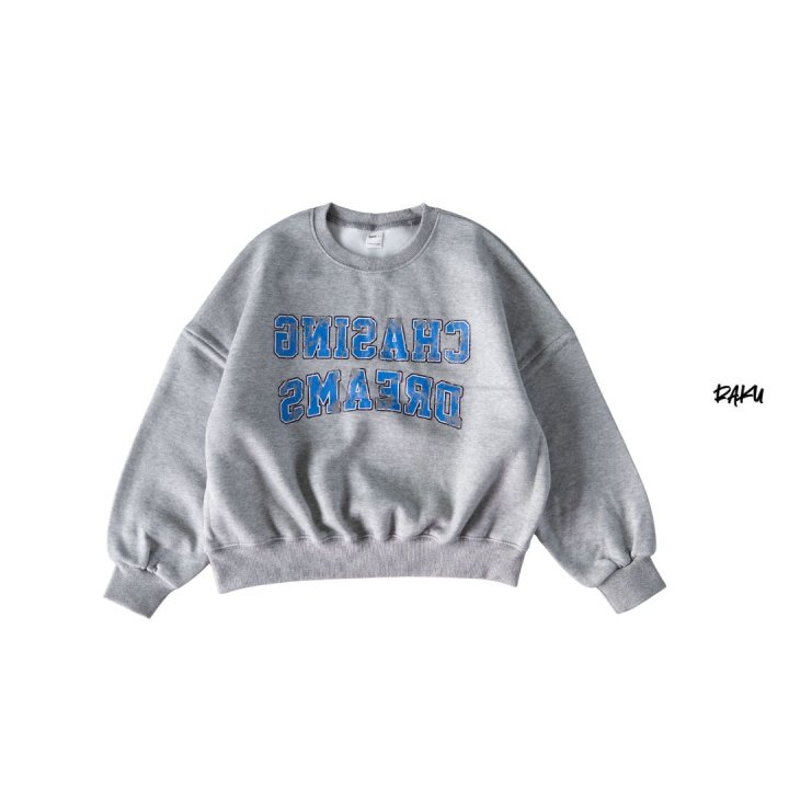 Raku - Korean Children Fashion - #kidsshorts - Crack Sweatshirt - 3