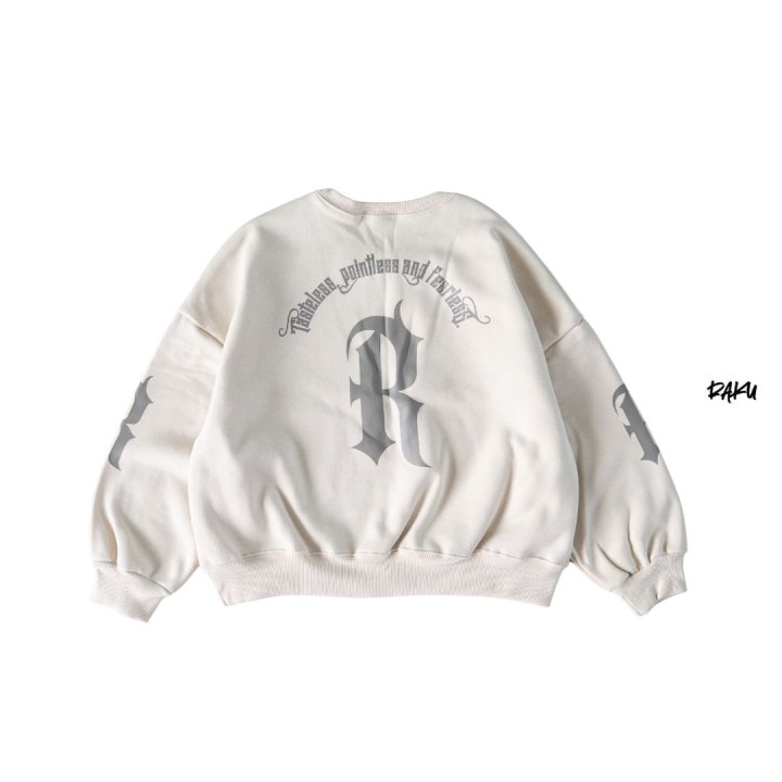 Raku - Korean Children Fashion - #kidsstore - Letter Sweatshirt - 3