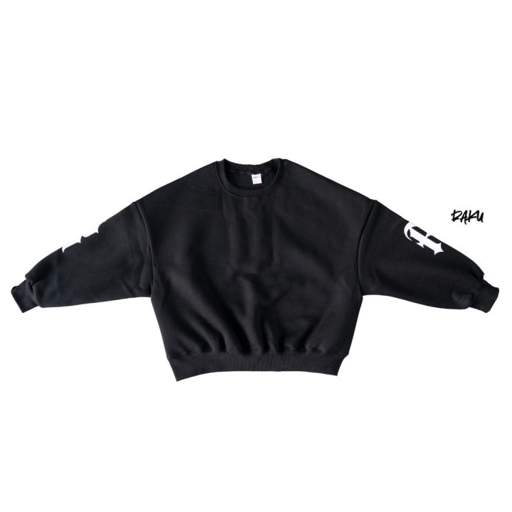 Raku - Korean Children Fashion - #toddlerclothing - Letter Sweatshirt - 11