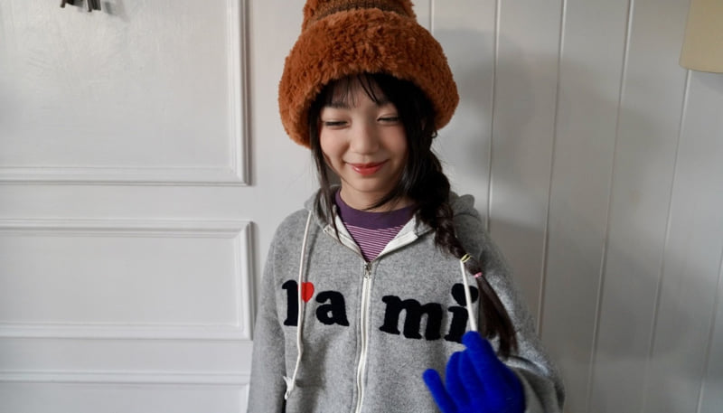 Ramijini - Korean Children Fashion - #childofig - Lami Hood Zip-Up - 3