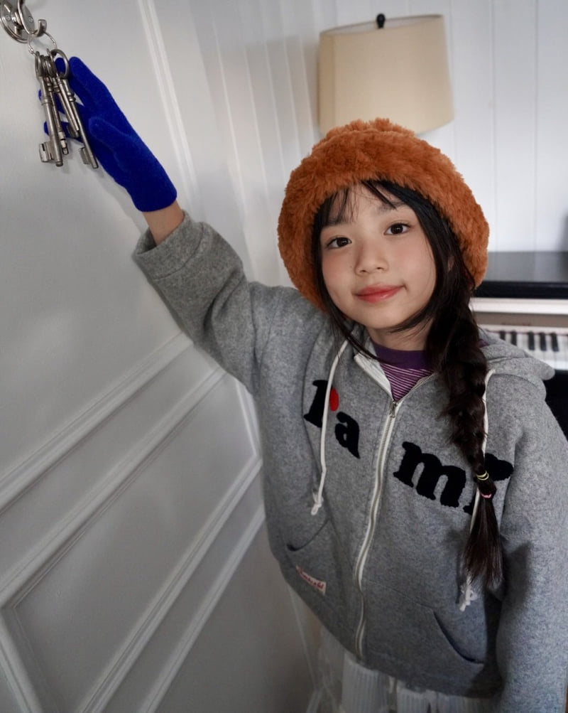 Ramijini - Korean Children Fashion - #designkidswear - Lami Hood Zip-Up - 5