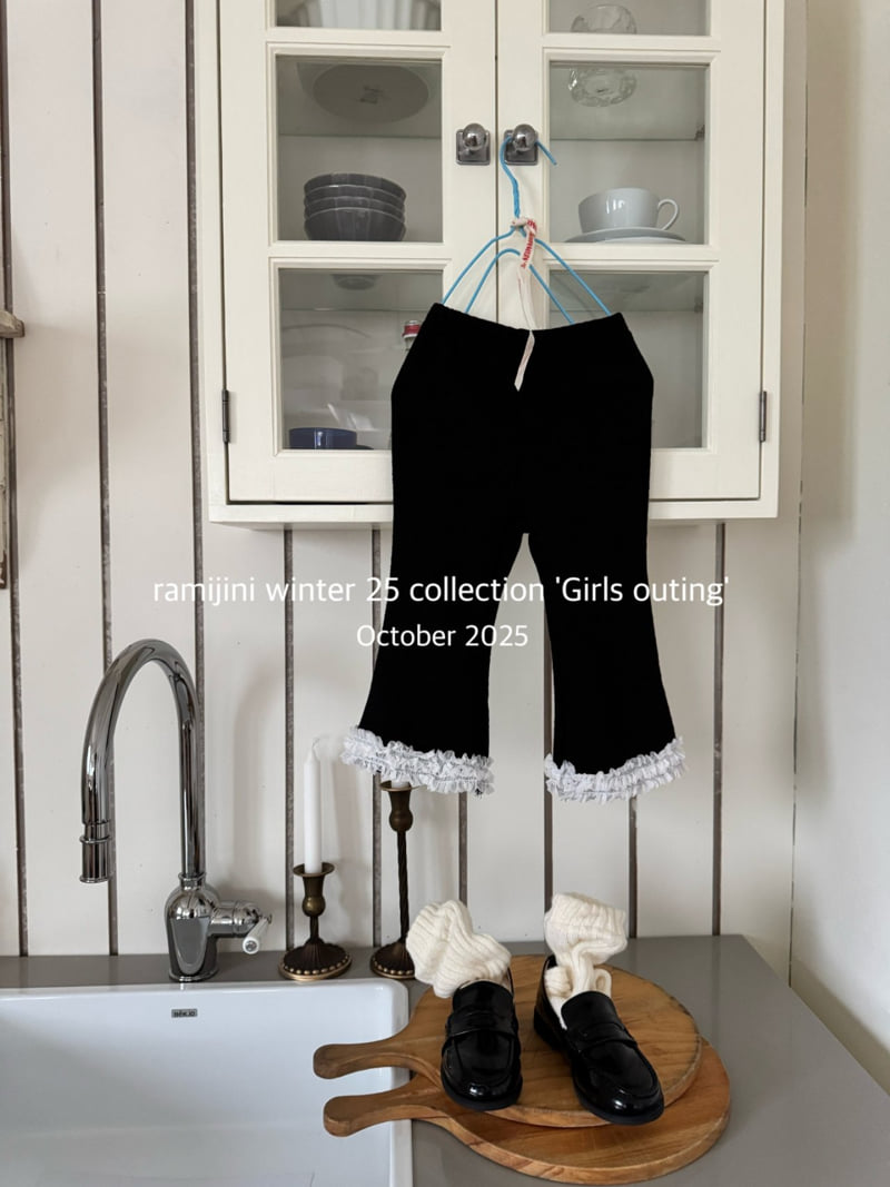Ramijini - Korean Children Fashion - #designkidswear - Adel Ribbed Pants