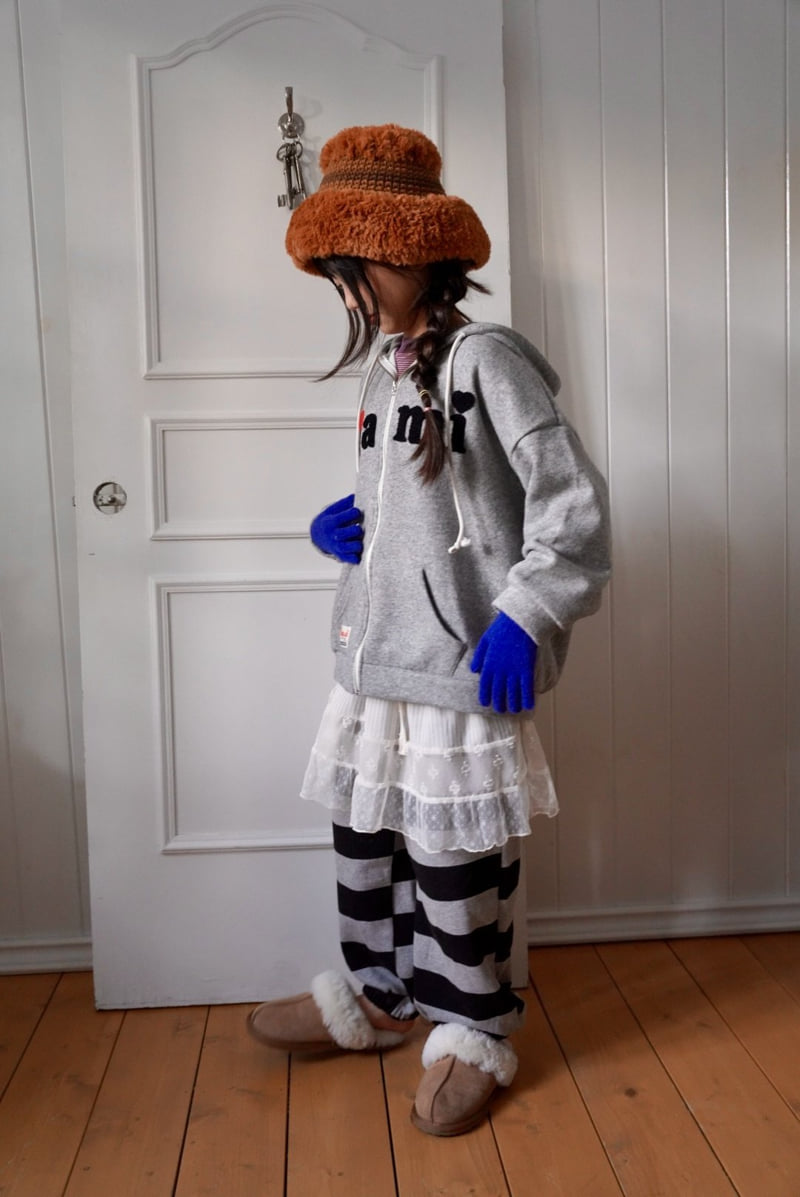 Ramijini - Korean Children Fashion - #discoveringself - Lami Hood Zip-Up - 6