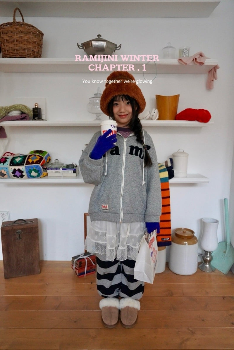 Ramijini - Korean Children Fashion - #toddlerclothing - Lami Hood Zip-Up