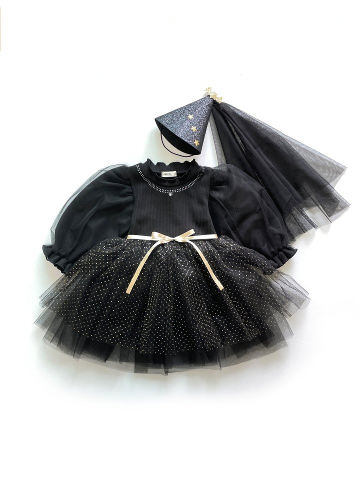 Rica - Korean Children Fashion - #kidzfashiontrend - Jewelry Witch One-piece