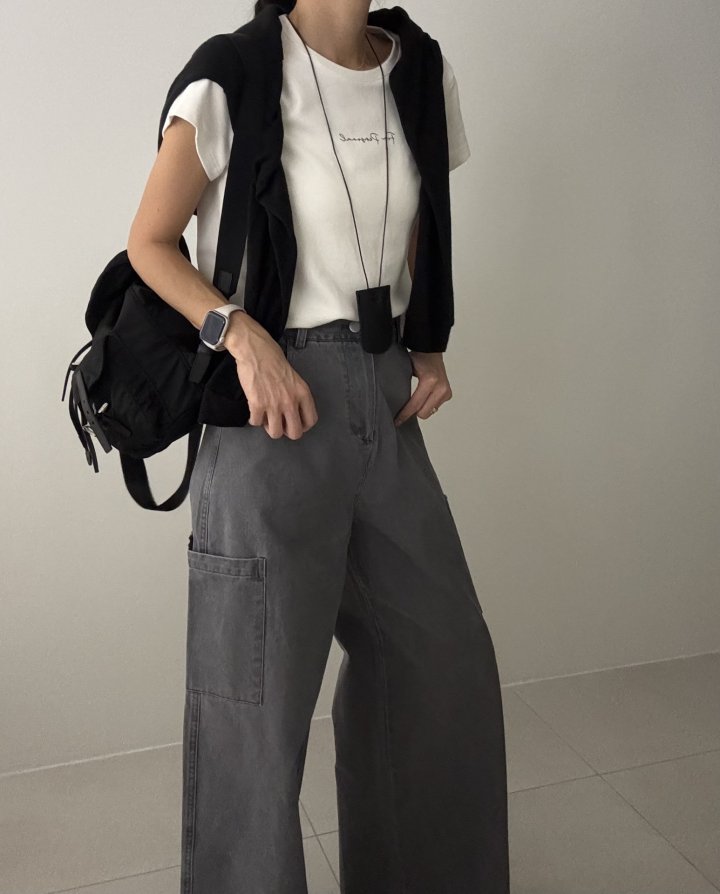 Ripple - Korean Women Fashion - #momslook - Grass Washed Pants - 2