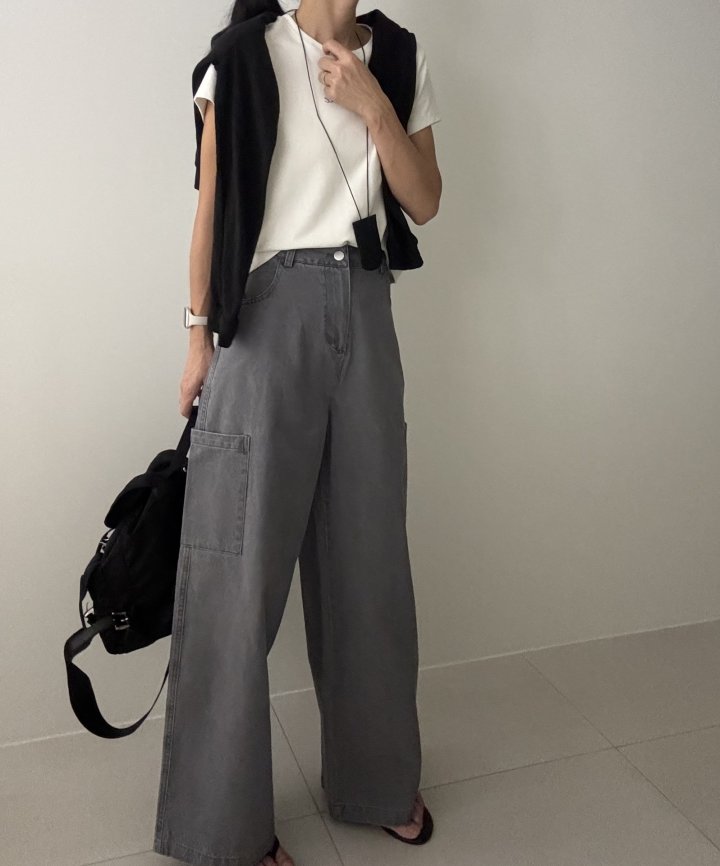 Ripple - Korean Women Fashion - #momslook - Grass Washed Pants - 8