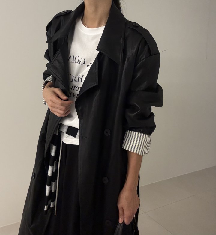 Ripple - Korean Women Fashion - #momslook - Peace Trench Coat - 2