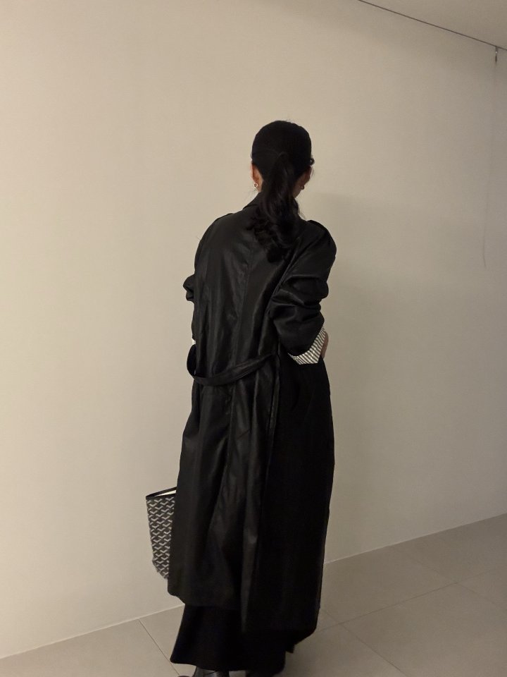 Ripple - Korean Women Fashion - #momslook - Peace Trench Coat - 3