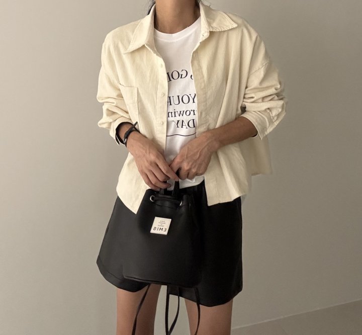 Ripple - Korean Women Fashion - #momslook - Care Corduroy Shirt - 9
