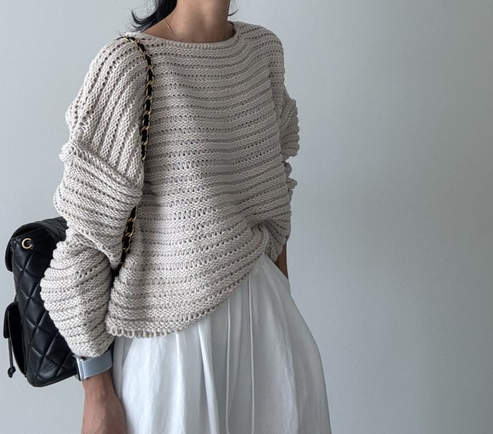 Ripple - Korean Women Fashion - #momslook - Aube Knit - 5