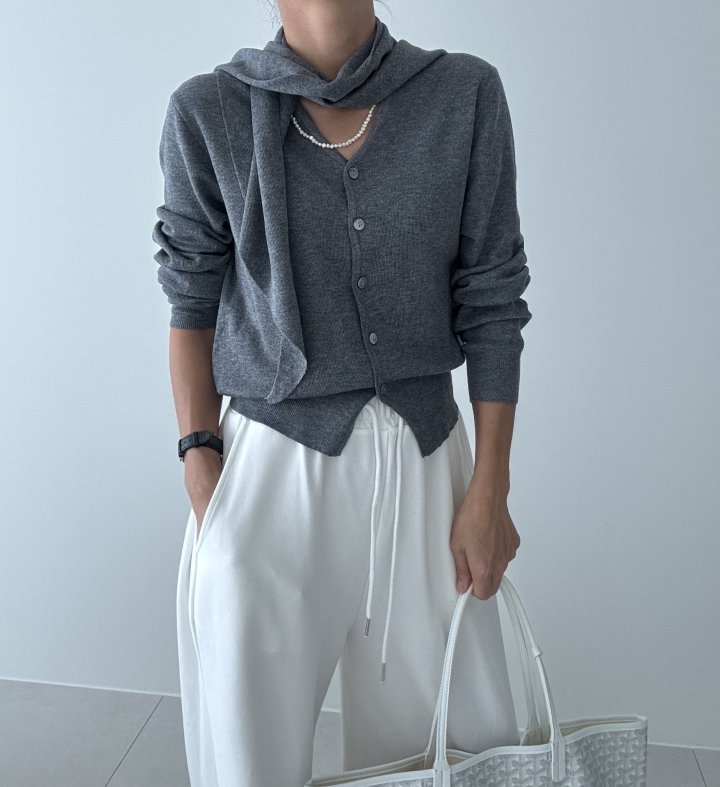 Ripple - Korean Women Fashion - #womensfashion - Mood Shawl Cardigan - 4