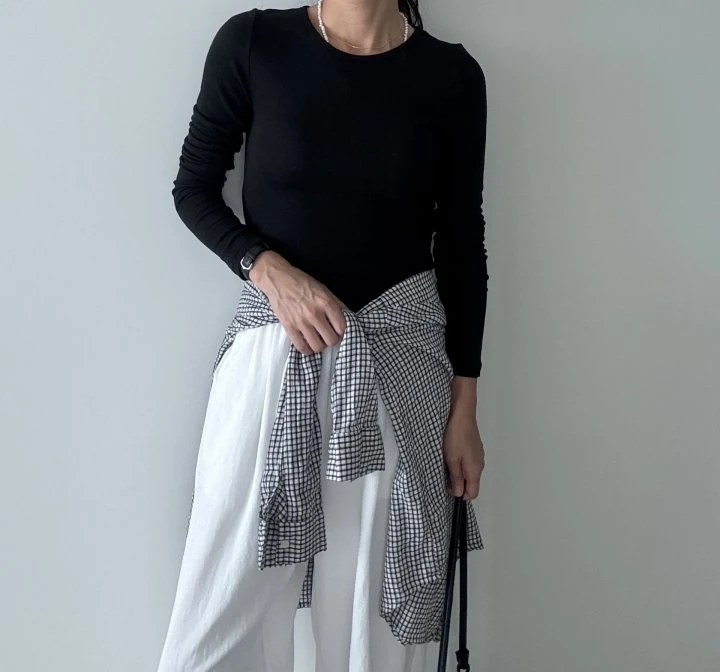 Ripple - Korean Women Fashion - #momslook - Liz Long Sleeve Tee - 6