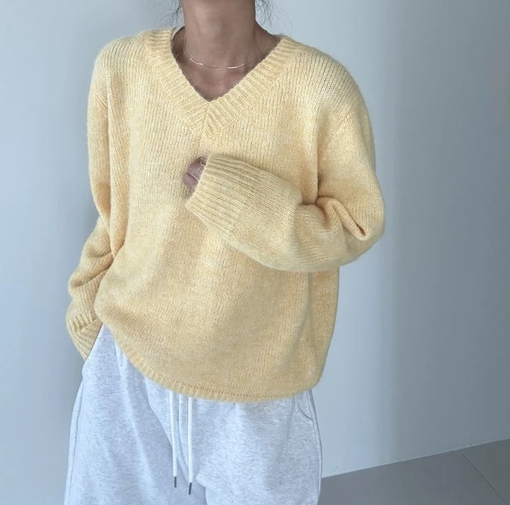 Ripple - Korean Women Fashion - #pursuepretty - Beaver V Knit - 3