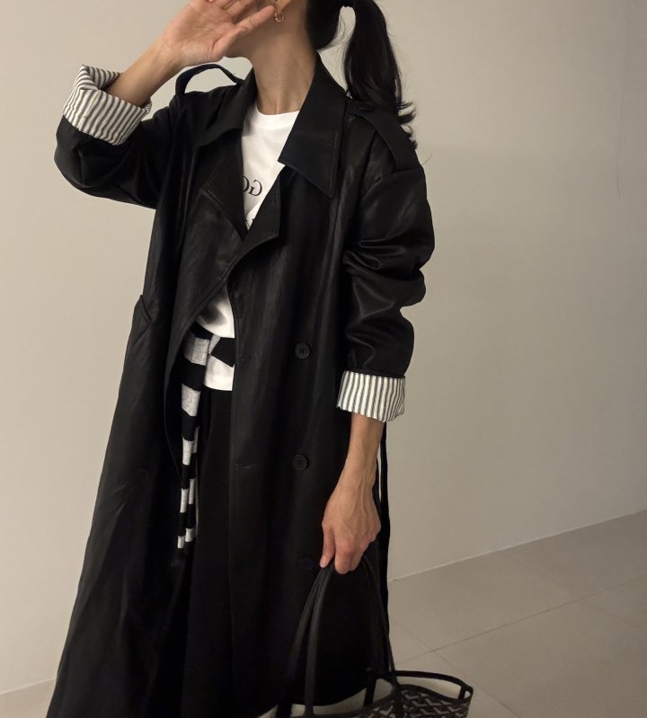Ripple - Korean Women Fashion - #pursuepretty - Peace Trench Coat - 7