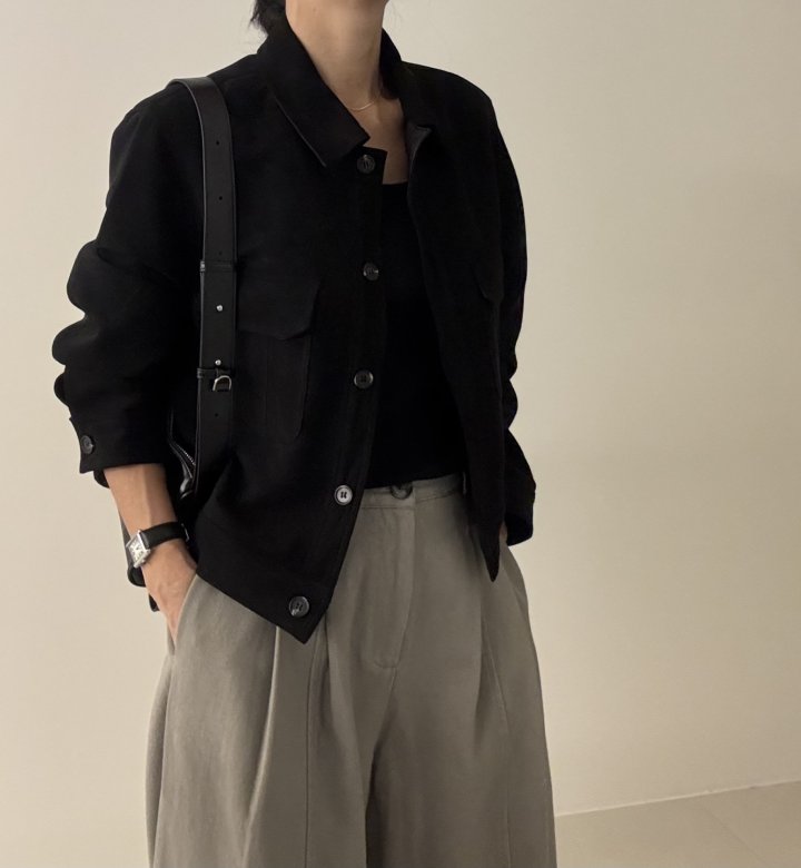 Ripple - Korean Women Fashion - #vintagekidsstyle - Lucid Suede Jacket - 4