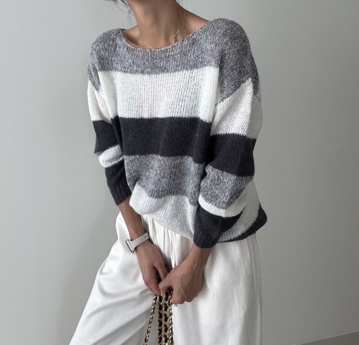 Ripple - Korean Women Fashion - #restrostyle - Leon Knit - 11