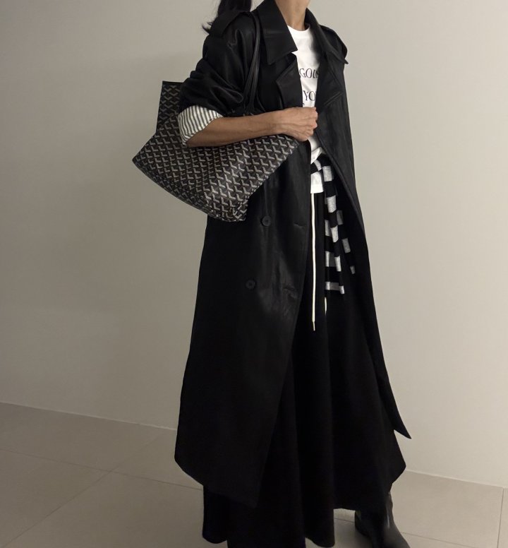 Ripple - Korean Women Fashion - #restrostyle - Peace Trench Coat - 8