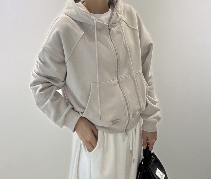 Ripple - Korean Women Fashion - #romanticstyle - Bebe Hood Zip-Up - 3