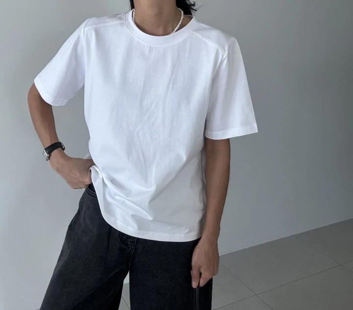 Ripple - Korean Women Fashion - #romanticstyle - Pound Tee - 6