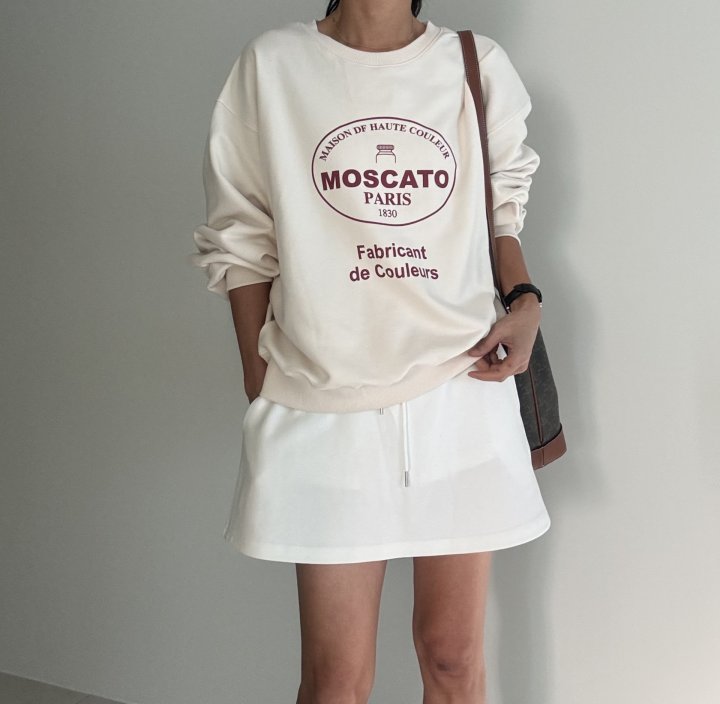 Ripple - Korean Women Fashion - #romanticstyle - Moscato Sweatshirt - 4