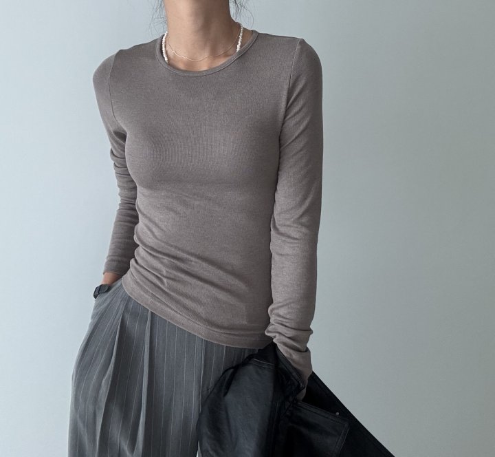 Ripple - Korean Women Fashion - #shopsmall - Liz Long Sleeve Tee