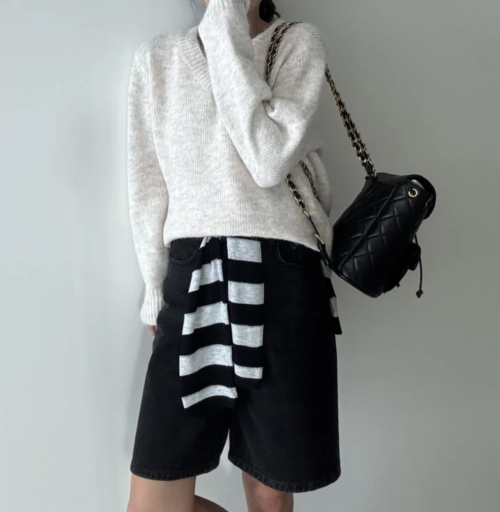 Ripple - Korean Women Fashion - #thatsdarling - Beaver V Knit - 7