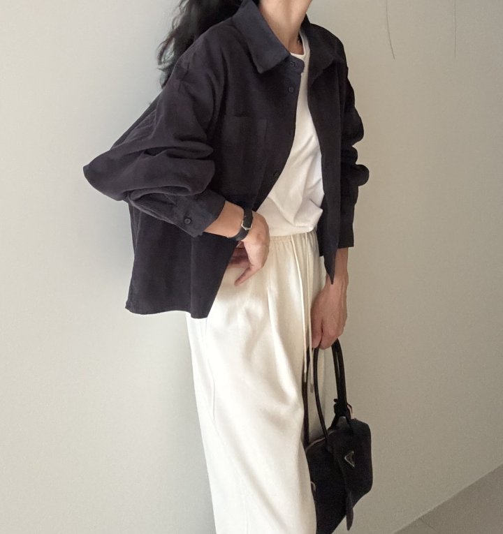 Ripple - Korean Women Fashion - #thatsdarling - Care Corduroy Shirt - 3