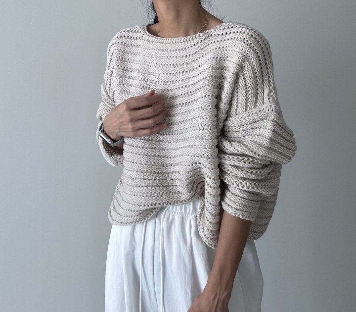 Ripple - Korean Women Fashion - #thatsdarling - Aube Knit