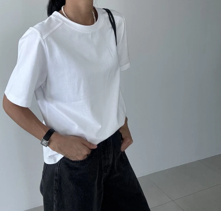 Ripple - Korean Women Fashion - #thatsdarling - Pound Tee - 8