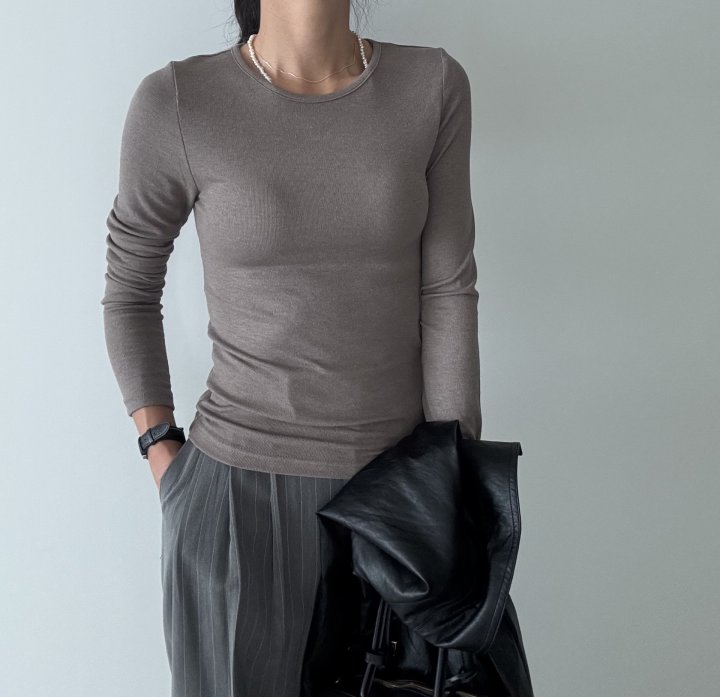 Ripple - Korean Women Fashion - #thatsdarling - Liz Long Sleeve Tee - 2