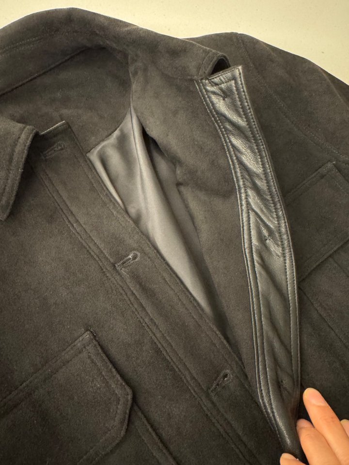 Ripple - Korean Women Fashion - #vintageinspired - Lucid Suede Jacket - 2