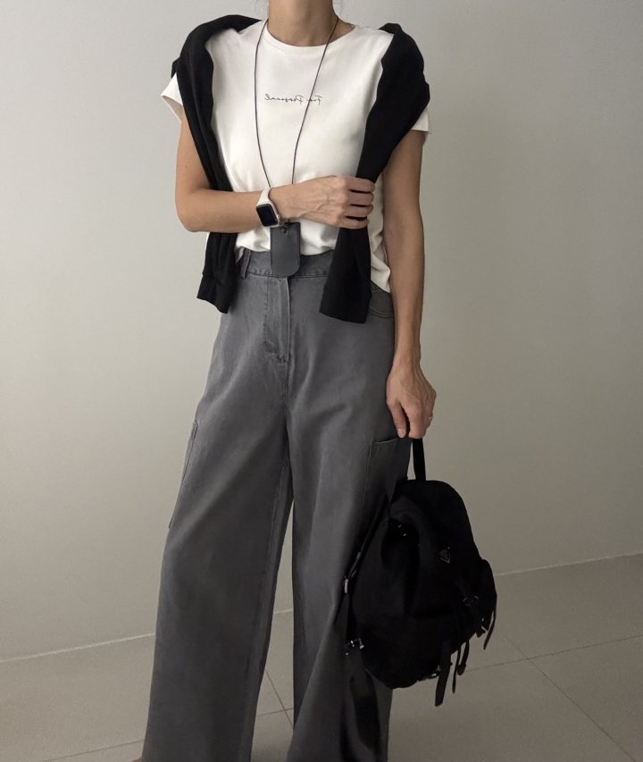 Ripple - Korean Women Fashion - #womensfashion - Grass Washed Pants