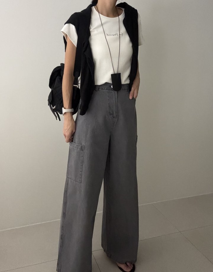 Ripple - Korean Women Fashion - #womensfashion - Grass Washed Pants - 3
