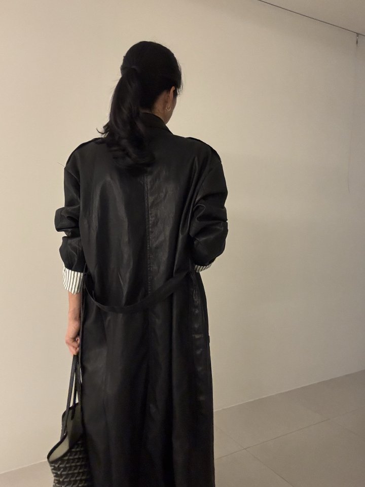 Ripple - Korean Women Fashion - #momslook - Peace Trench Coat - 4