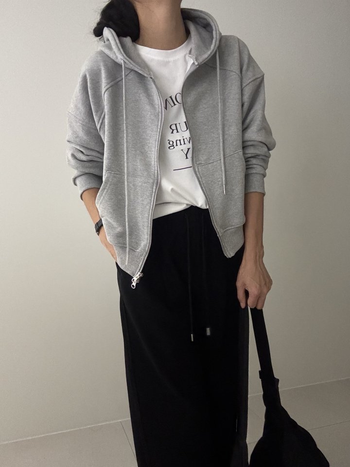 Ripple - Korean Women Fashion - #womensfashion - Bebe Hood Zip-Up - 12
