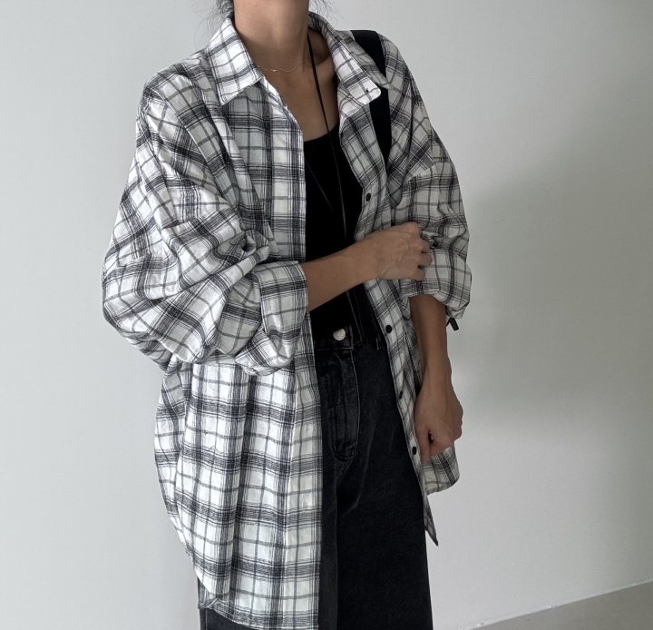 Ripple - Korean Women Fashion - #womensfashion - Lusk Check Shirt - 9
