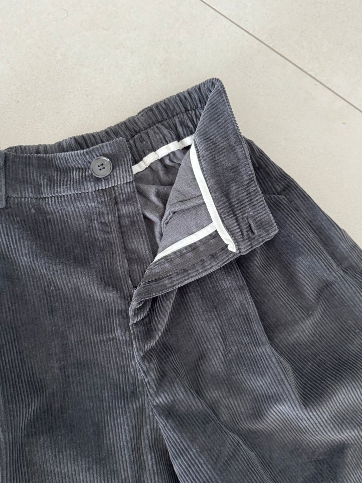 Ripple - Korean Women Fashion - #womensfashion - Bermuda Corduroy Pants - 6
