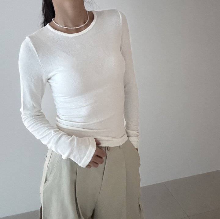 Ripple - Korean Women Fashion - #womensfashion - Liz Long Sleeve Tee - 9