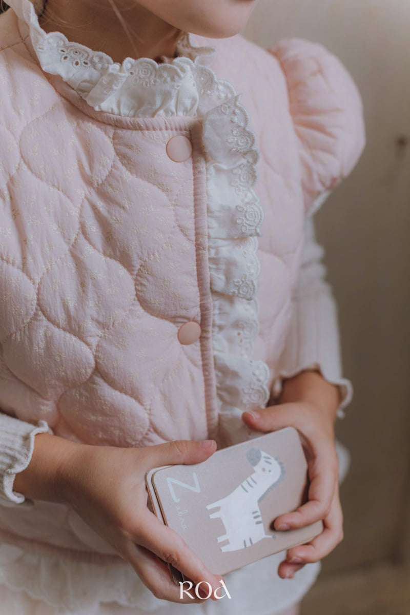 Roa - Korean Children Fashion - #Kfashion4kids - Quilted Lace Vest - 6