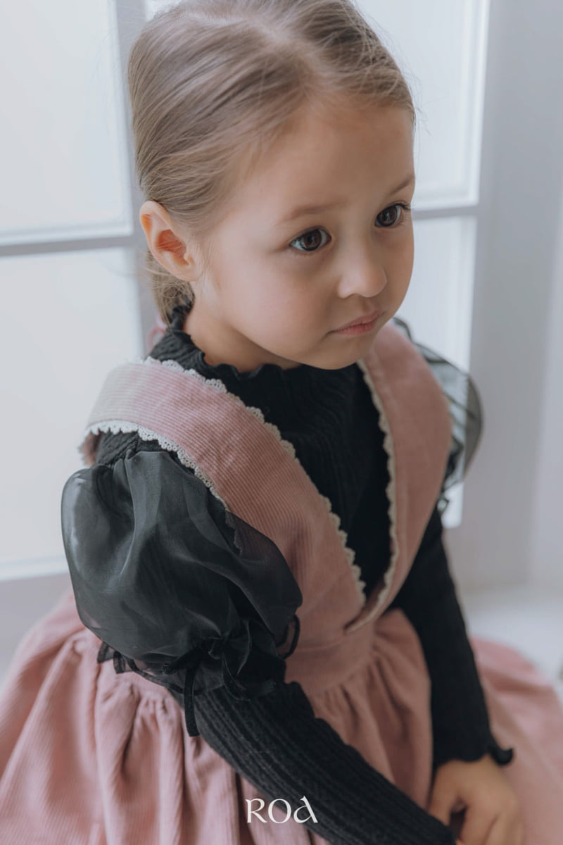 Roa - Korean Children Fashion - #Kfashion4kids - Lace Strap Suspender Skirt - 11