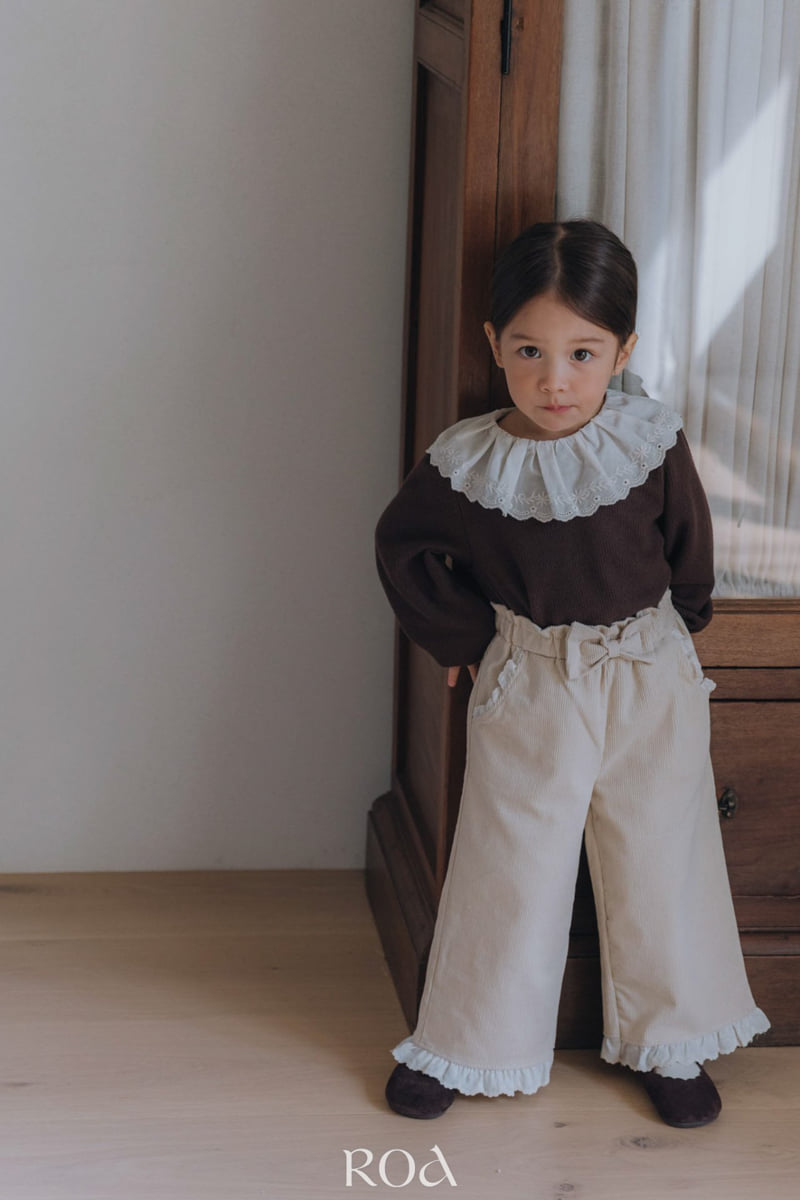 Roa - Korean Children Fashion - #Kfashion4kids - Pleated Lace Tee - 9