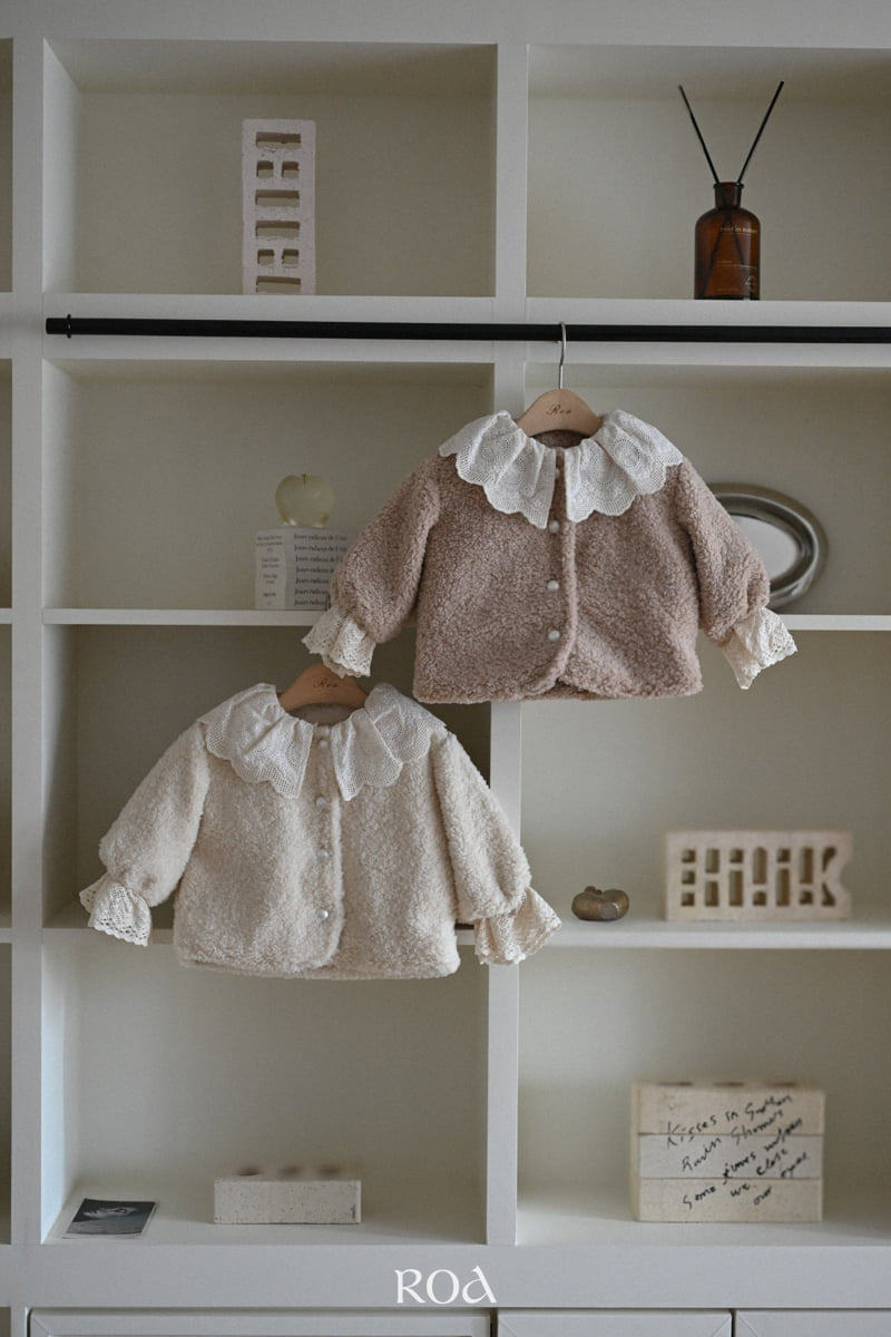 Roa - Korean Children Fashion - #childofig - Fleece Lace Jacket - 12